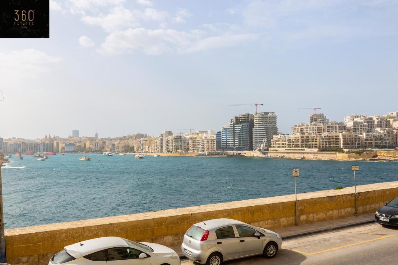 Seafront - Top Location, Top Floor With Wifi & Ac By 360 Estates Валетта Экстерьер фото
